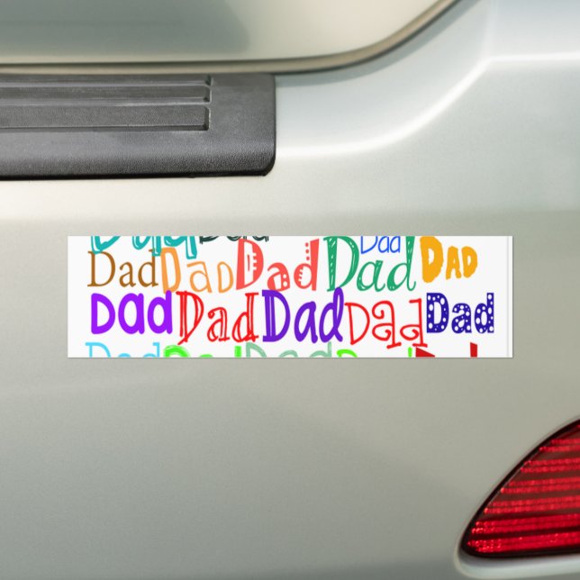 Adesivo Para Carro Dia dos Pais (No carro)