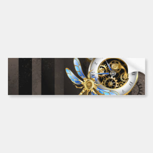 Adesivo Para Carro Dials Steampunk com Dragonfly