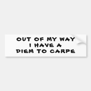 Adesivo Para Carro Diem a Carpe