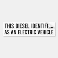 Diesel identifica como veículo elétrico