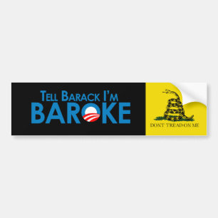 Adesivo Para Carro Diga Barack Im Baroke