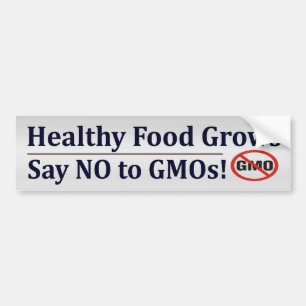 Adesivo Para Carro Diga NÃO a GMO