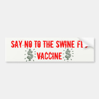 Adesivo Para Carro Diga NÃO à gripe VAC dos suínos…