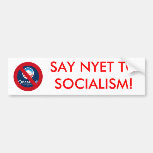 ADESIVO PARA CARRO DIGA NYET AO SOCIALISMO!