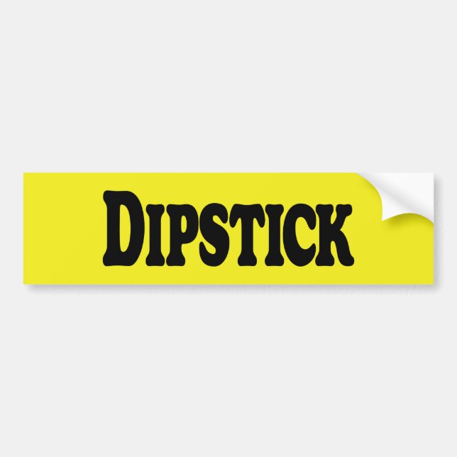 Adesivo Para Carro Dipstick (Frente)