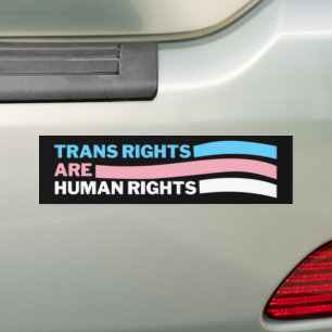 Adesivo Para Carro Direitos Trans São Direitos Humanos LGBTQIA