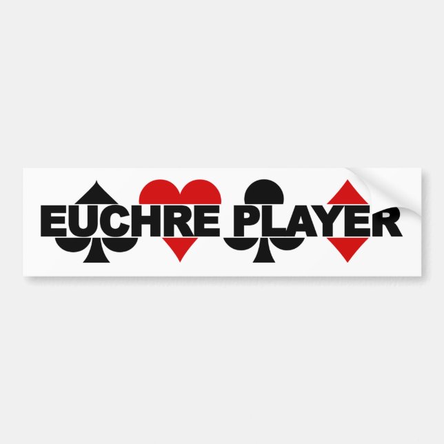 Adesivo Para Carro Dispersticador do Euchre Player (Frente)