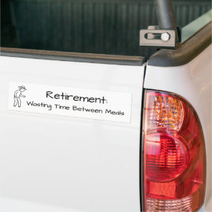 Adesivo Para Carro Dito engraçado de aposentadoria