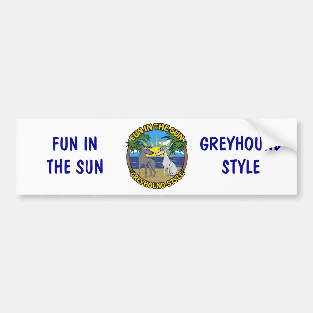 ADESIVO PARA CARRO DIVERTIDO NO ESTILO DE GREYHOUND (Frente)