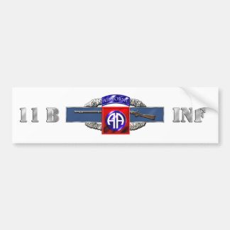 Adesivo Para Carro divisão aerotransportada 11B 82nd