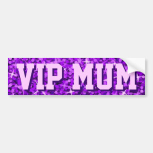 Adesivo Para Carro Do "autocolante no vidro traseiro roxo da MÃE VIP