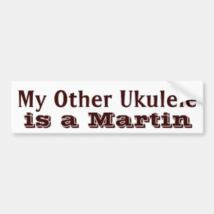 Adesivo Para Carro Do "etiqueta da caixa do Ukulele meu outro