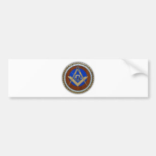Adesivo Para Carro do freemason quadrado & compasso da conspiração