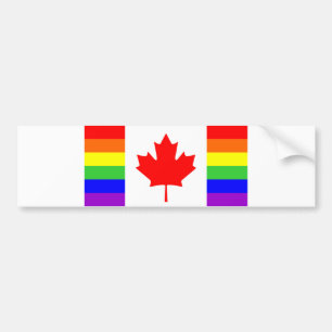 Adesivo Para Carro do símbolo alegre da bandeira do país de Canadá