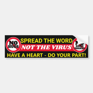 Adesivo Para Carro Do YOUR Part: COVID 19 ( Black )