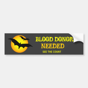 Adesivo Para Carro Doadores De Sangue De Morcegos Do Dia Das Bruxas P