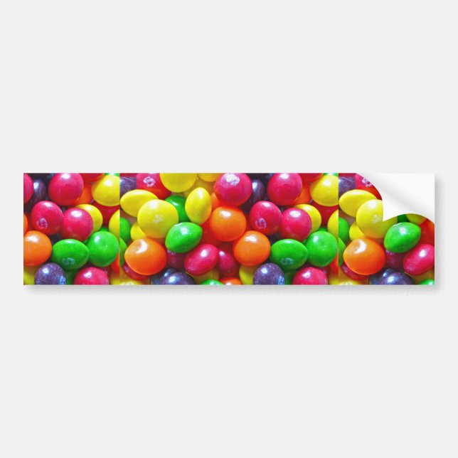Adesivo Para Carro Doces Coloridos (Frente)