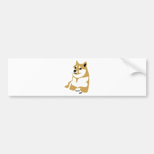 Adesivo Para Carro Doge - meme do Internet (Frente)