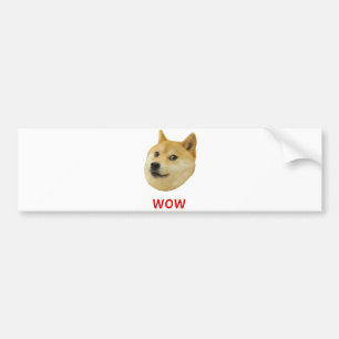 Adesivo Para Carro Doge muito wow muito cão tal Shiba Shibe Inu