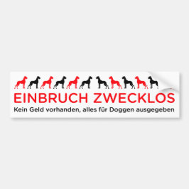 Adesivo Para Carro Doggenautoaufkleber