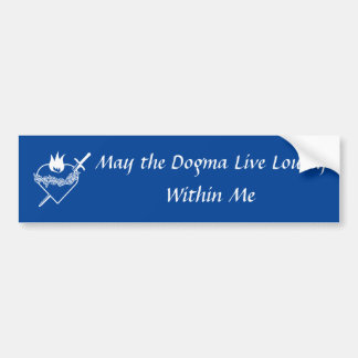 Adesivo Para Carro Dogma Bumper Sticker
