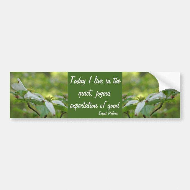 Adesivo Para Carro Dogwood Goodness Inspirational Quote  (Frente)