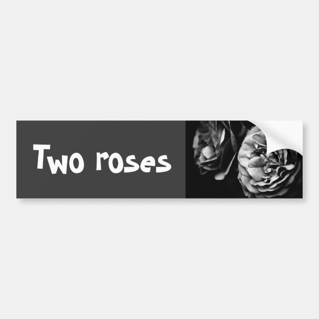 Adesivo Para Carro dois rosas (Frente)