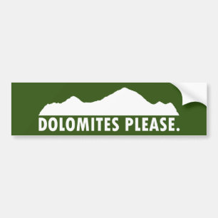 Adesivo Para Carro Dolomites, por favor