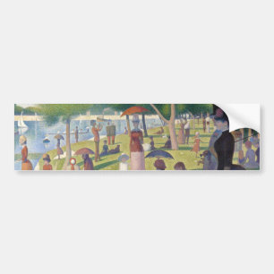 Adesivo Para Carro Domingo na pintura de La Grande Jatte Seurat
