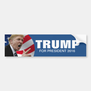 Adesivo Para Carro Donald Trump 2016