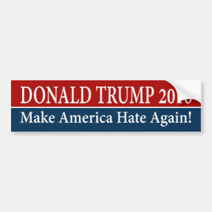 Adesivo Para Carro "DONALD TRUMP 2016: Faça América diar outra vez!