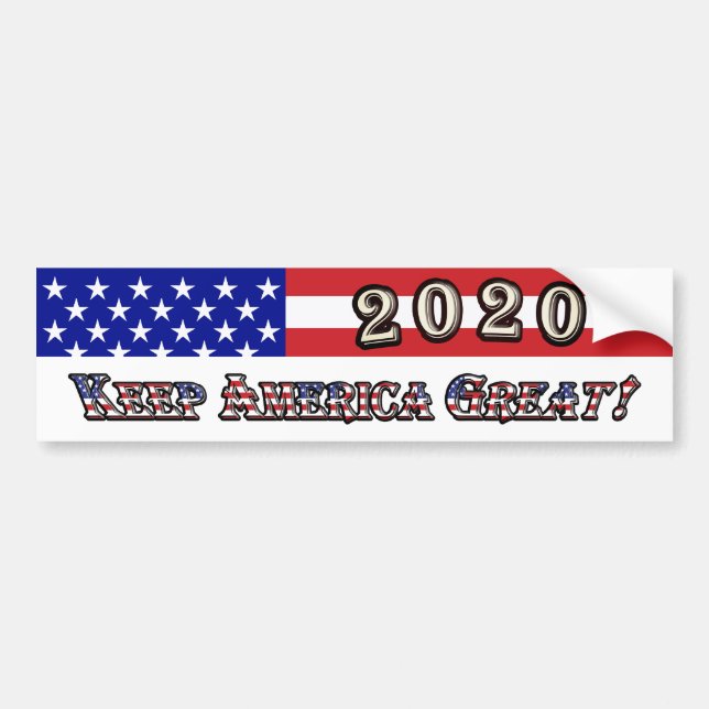 Adesivo Para Carro Donald Trump 2020 (Frente)