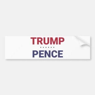 Adesivo Para Carro Donald Trump e Mike Pence (Eleições 2020 nos EUA)