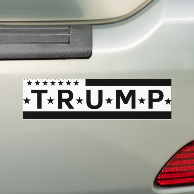 Adesivo Para Carro Donald Trump Flag 2024 Retire a América (No carro)