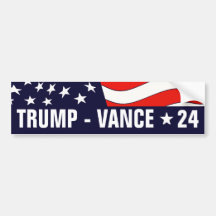 Donald Trump JD Presidente 24 Bumper Sticker