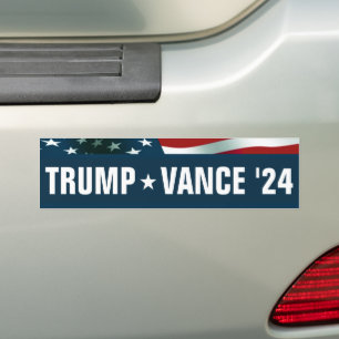 Adesivo Para Carro Donald Trump JD Vance Presidente 24