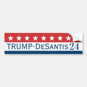Adesivo Para Carro Donald Trump Mike Pence Stars 2024 Bumper Sticker