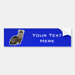 Adesivo Para Carro Doninha azul