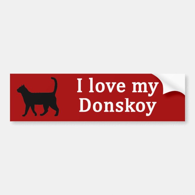 Adesivo Para Carro Donskoy Love (Frente)