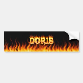 Adesivo Para Carro Doris real fire e flâmpada design