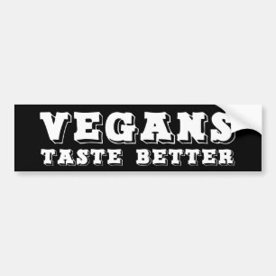 Adesivo Para Carro Dos "gosto Vegans melhor "