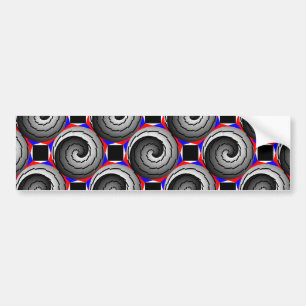 Adesivo Para Carro Double Yin Yang Spiral por Kenneth Yoncich