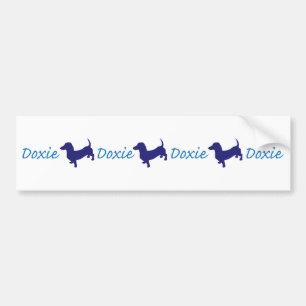 Adesivo Para Carro Doxie-Doxie-Doxie - Dachshund