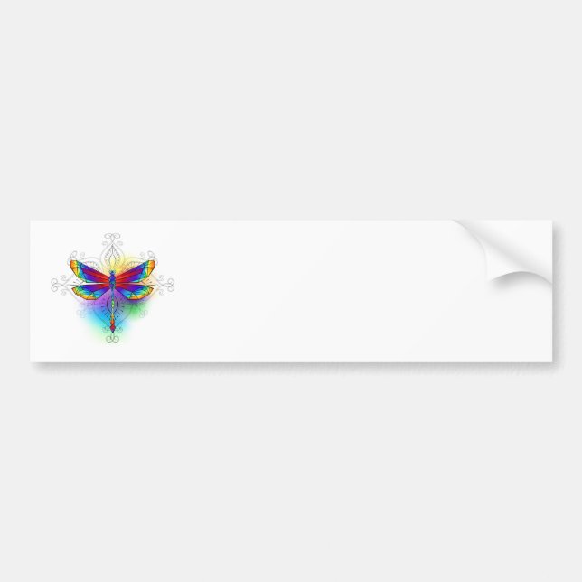 Adesivo Para Carro Dragonfly Poligonal (Frente)