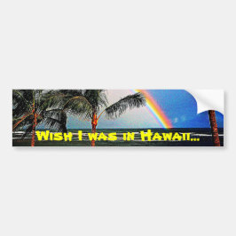 Adesivo Para Carro Dreaming do Hawaii Bumper Sticker