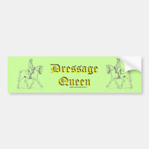 Adesivo Para Carro Dressage Queen