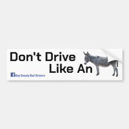 Adesivo Para Carro Drive Like A Donkey