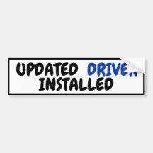 Driver atualizado engraçado instalado nova licença