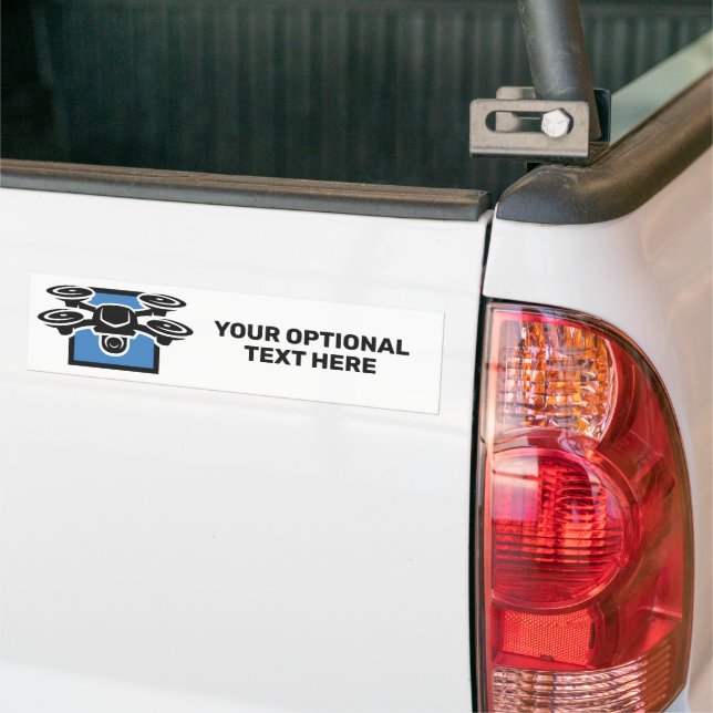 Adesivo Para Carro Drone de Texto Personalizado (No caminhão)