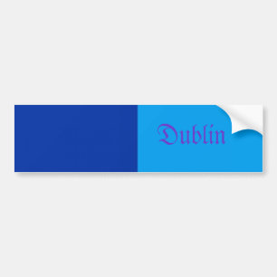 Adesivo Para Carro Dublin Bumper Sticker